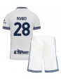 Inter Milan Benjamin Pavard #28 Replika Borta Kläder Barn 2024-25 Kortärmad (+ byxor)